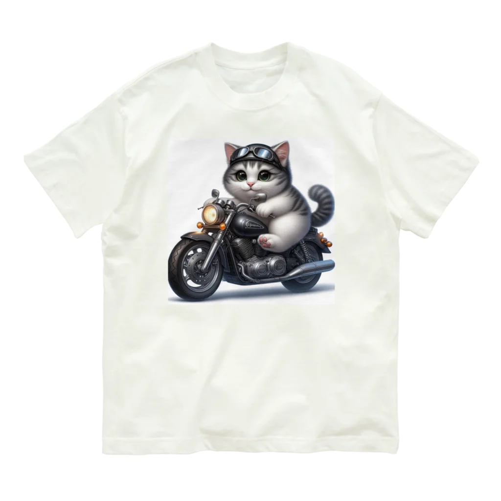 Creation CATのライダーCAT Organic Cotton T-Shirt