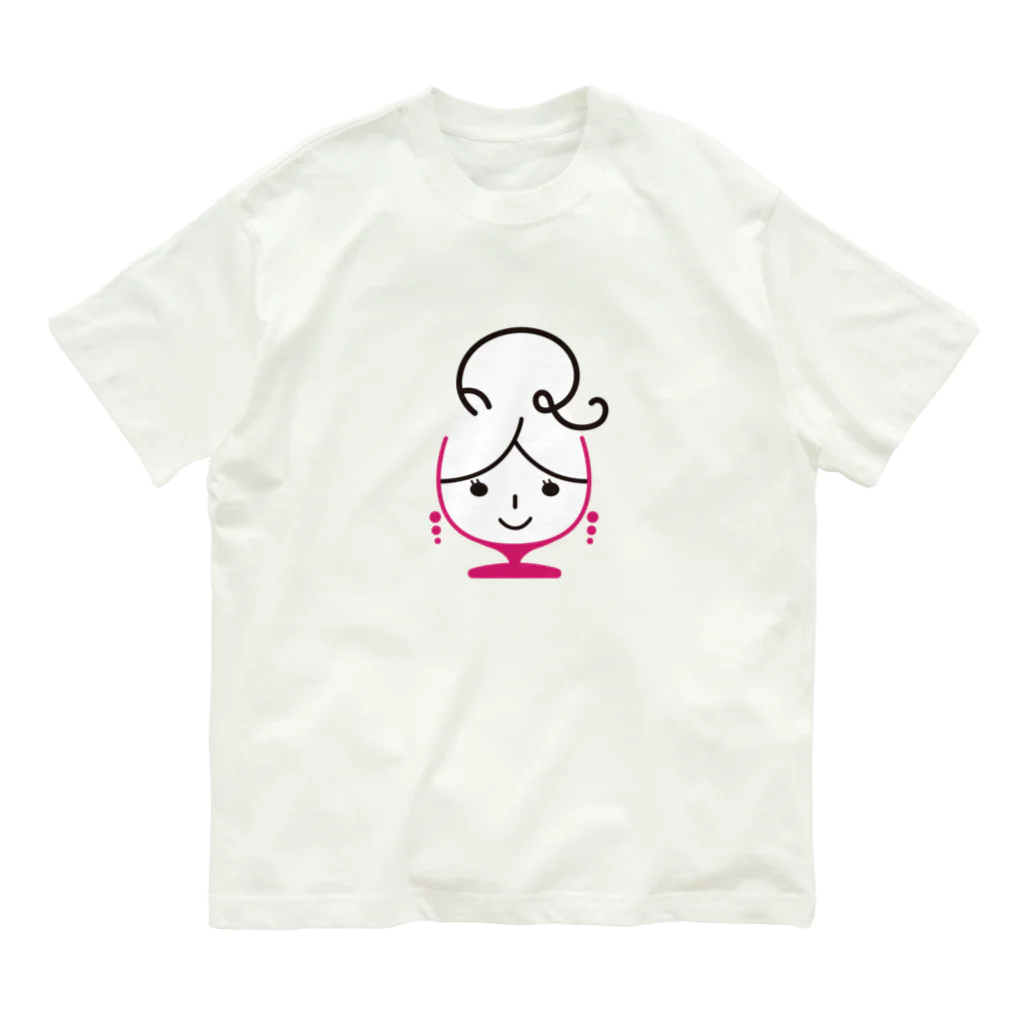 ロゼ活！のロゼ子グッズ オーガニックコットンTシャツ