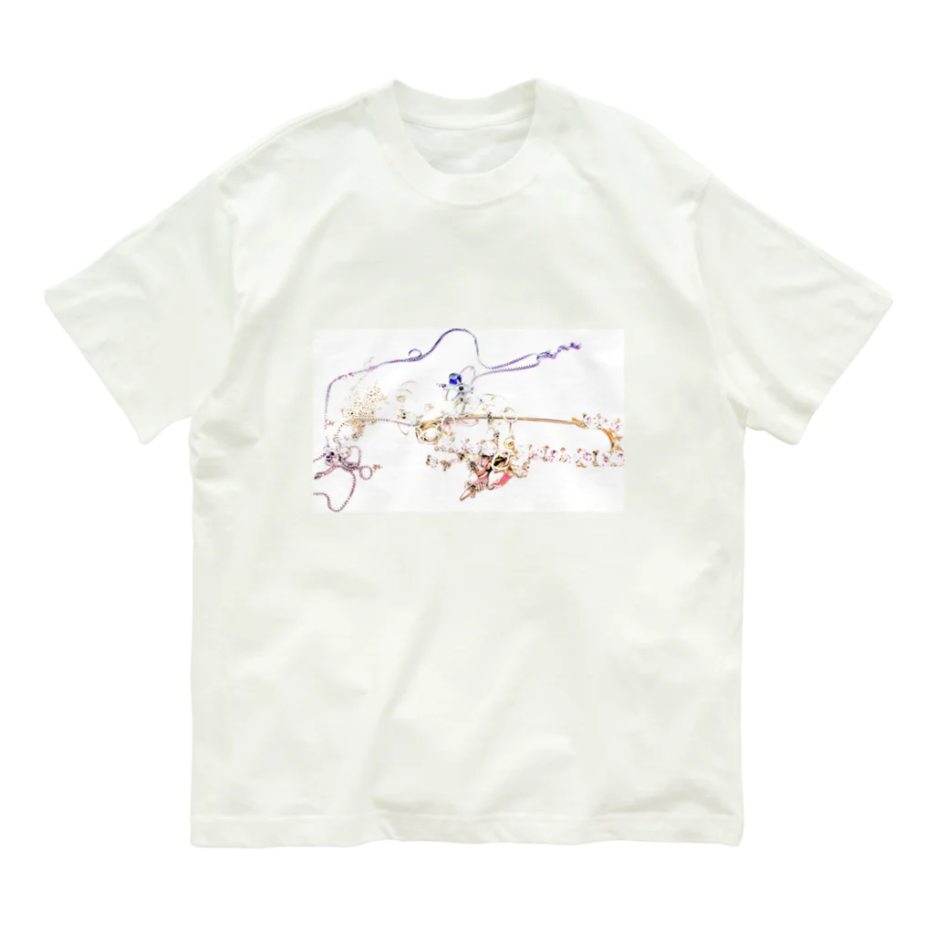 ajajniikoのごちゃごちゃアクセサリー Organic Cotton T-Shirt