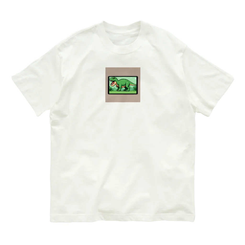 OTIRUBUTUBUTUのインテリアザウルス Organic Cotton T-Shirt