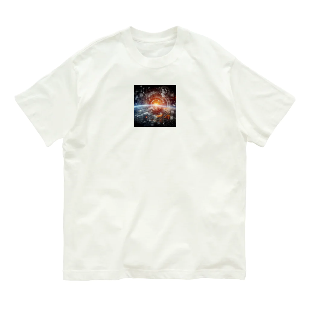 蕪式会社NEETの幾何学 Organic Cotton T-Shirt