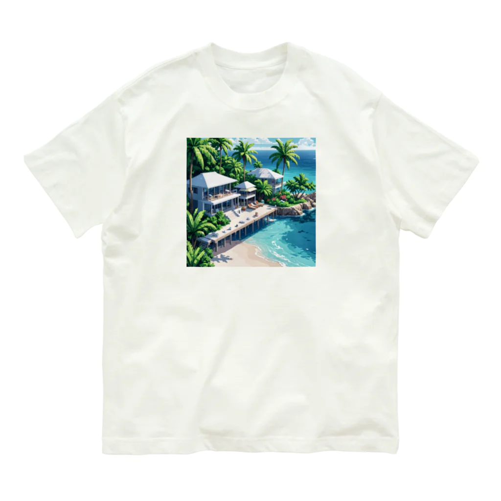 Paradise ExploreのCrystal Bay Resort オーガニックコットンTシャツ