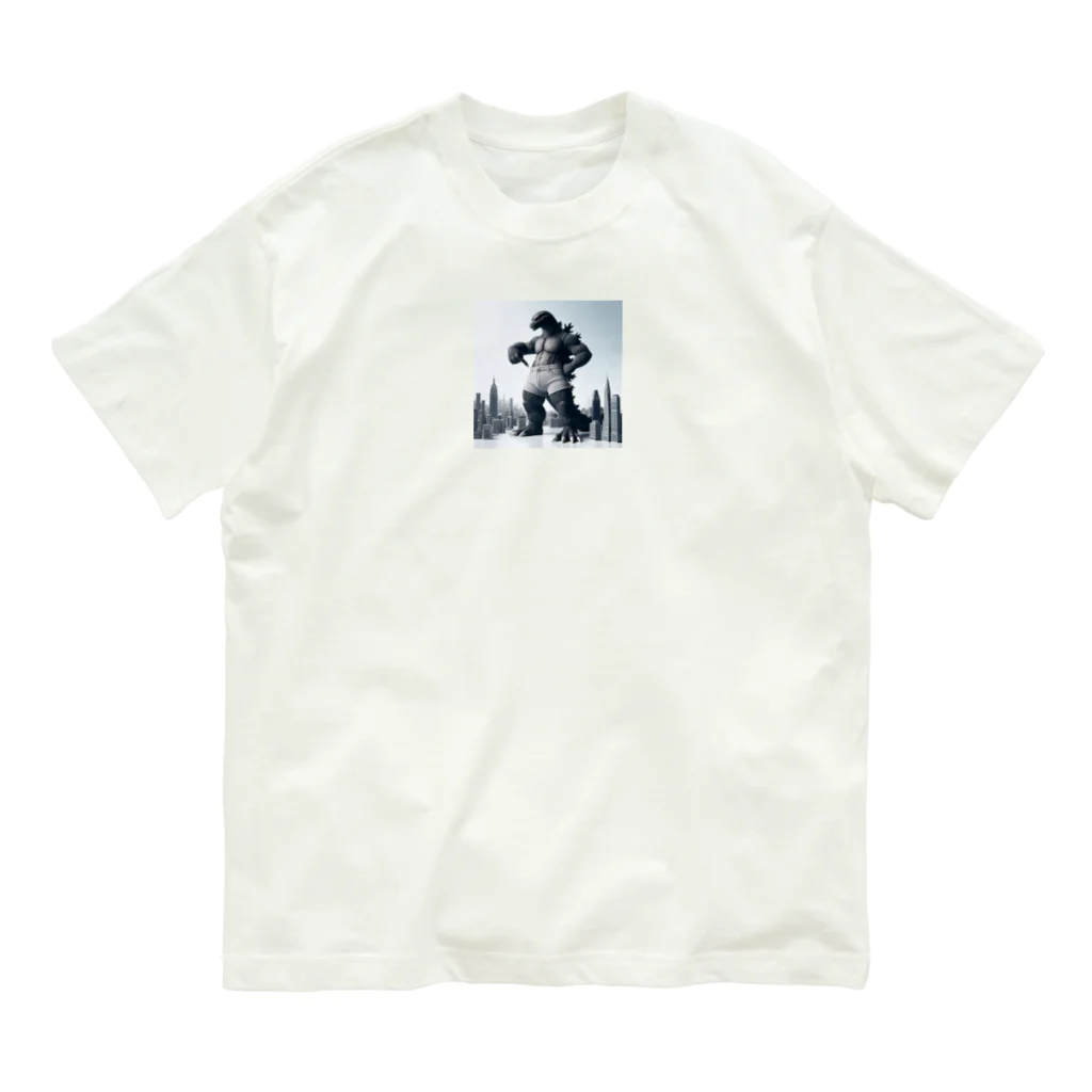 komi39のモンスターファッション　ゴジラ Organic Cotton T-Shirt