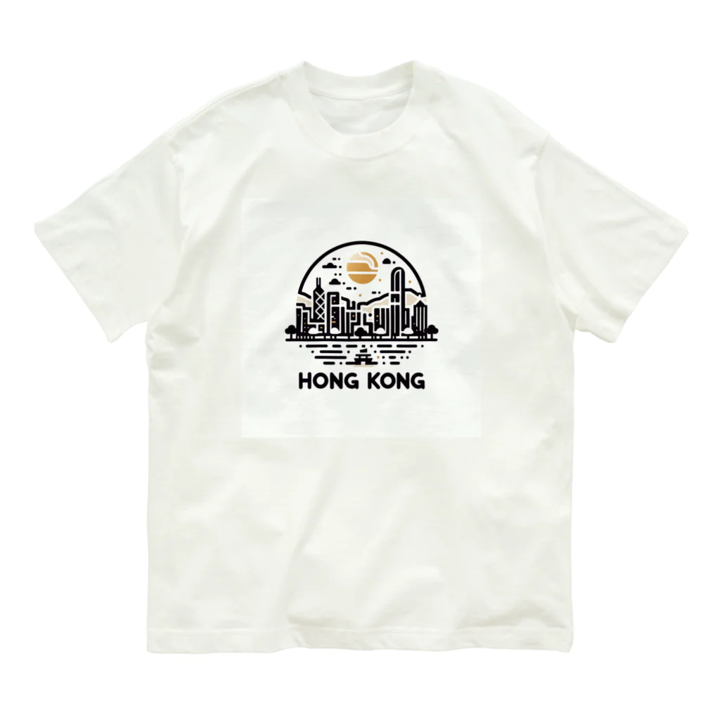 aoharu2005の香港 Organic Cotton T-Shirt