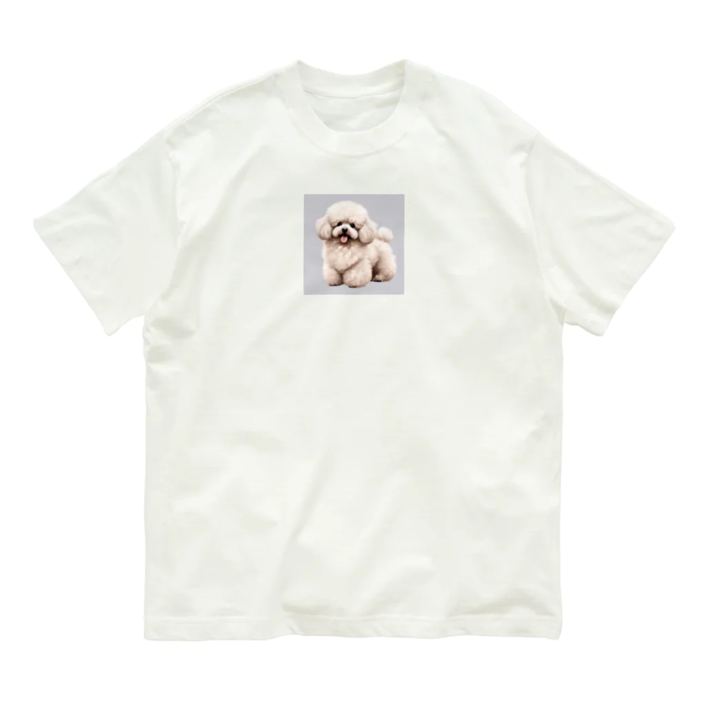 teatimeのもこもこプードル Organic Cotton T-Shirt