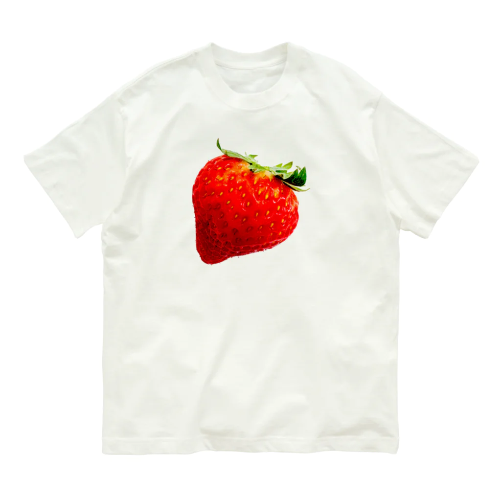 atelier_lapislazuliのいちご🍓 Organic Cotton T-Shirt