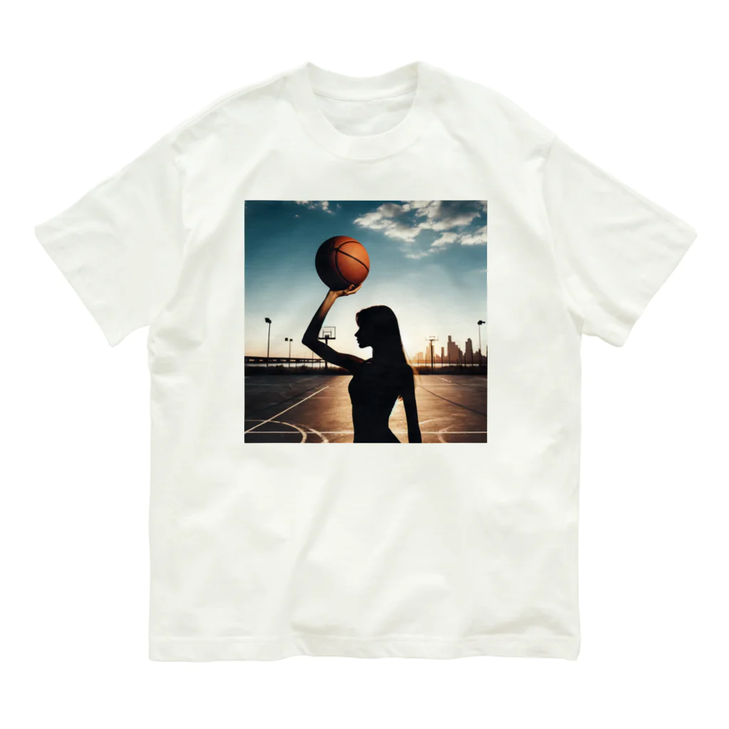 hikaLinootoのbasketgirl オーガニックコットンTシャツ