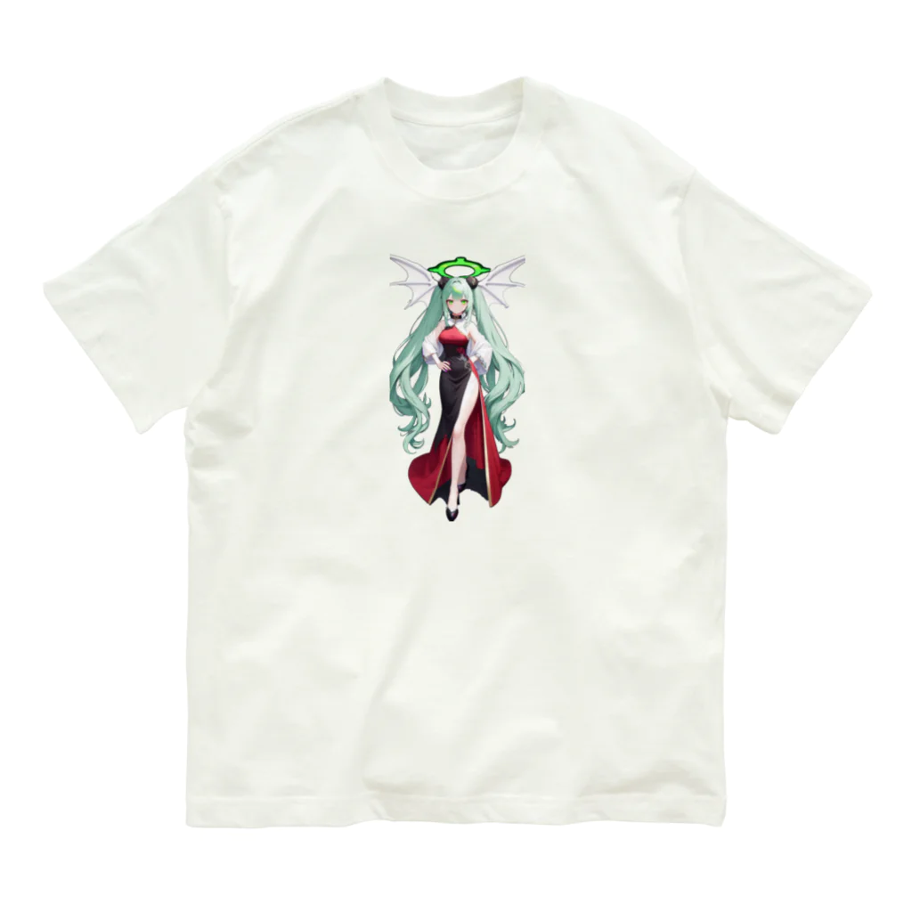 momonekokoの天使降臨 オーガニックコットンTシャツ