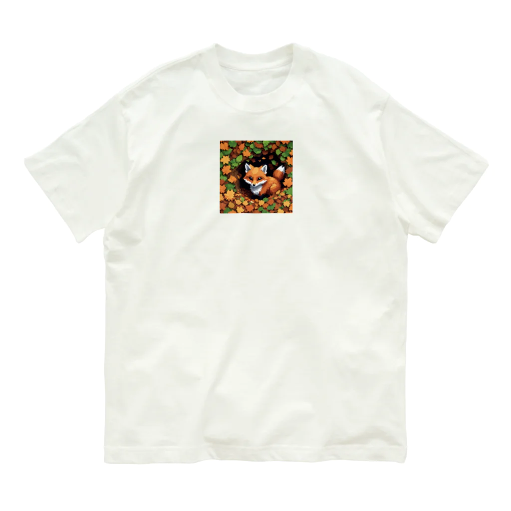 ive-5911の森の中のキツネ Organic Cotton T-Shirt