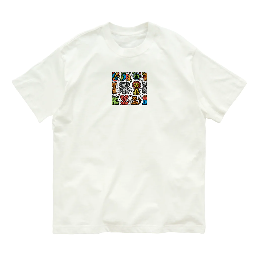 rightOneのアートタイム Organic Cotton T-Shirt