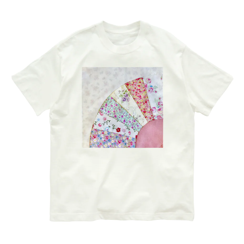 クロネコミミの手仕事便のグランドマザーズ　ファン Organic Cotton T-Shirt