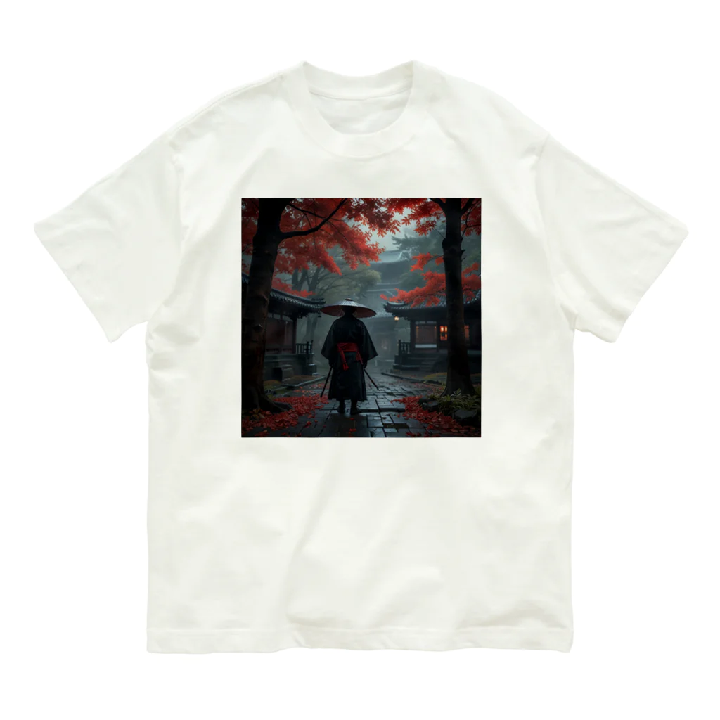 中村マコトの雨の中の侍 Organic Cotton T-Shirt