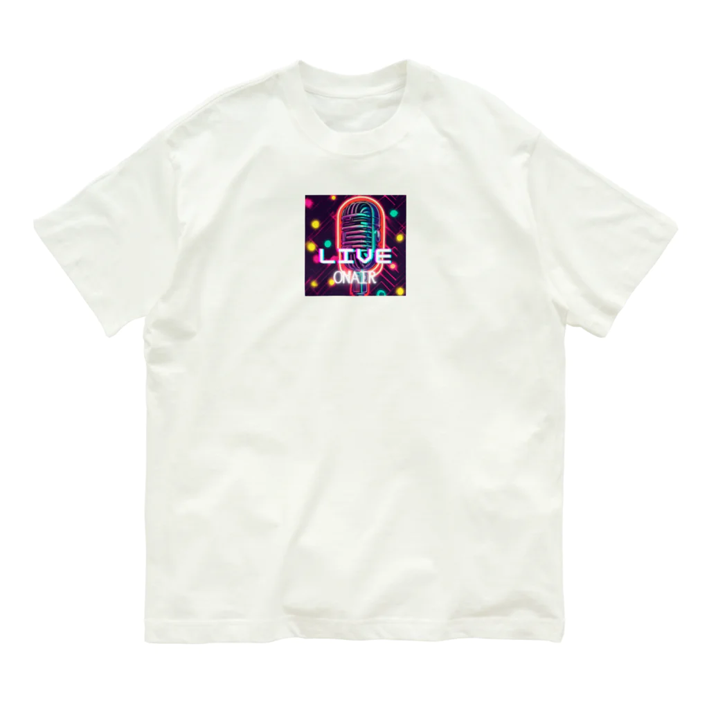 ようこそK♾️MMY Cafeへ☕️のLIVEOnAir オーガニックコットンTシャツ