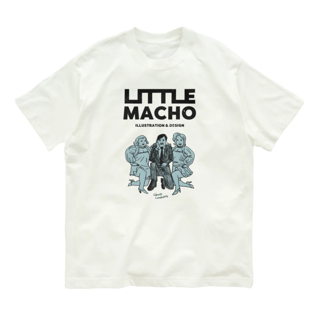 Little Machoの-LITTLE MACHO- ナイスガイ オーガニックコットンTシャツ