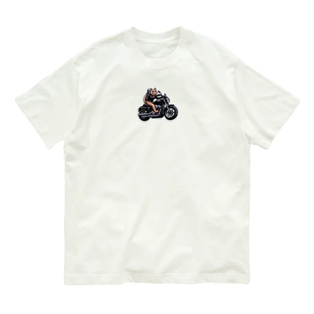 kemono-friendのネコライダー Organic Cotton T-Shirt