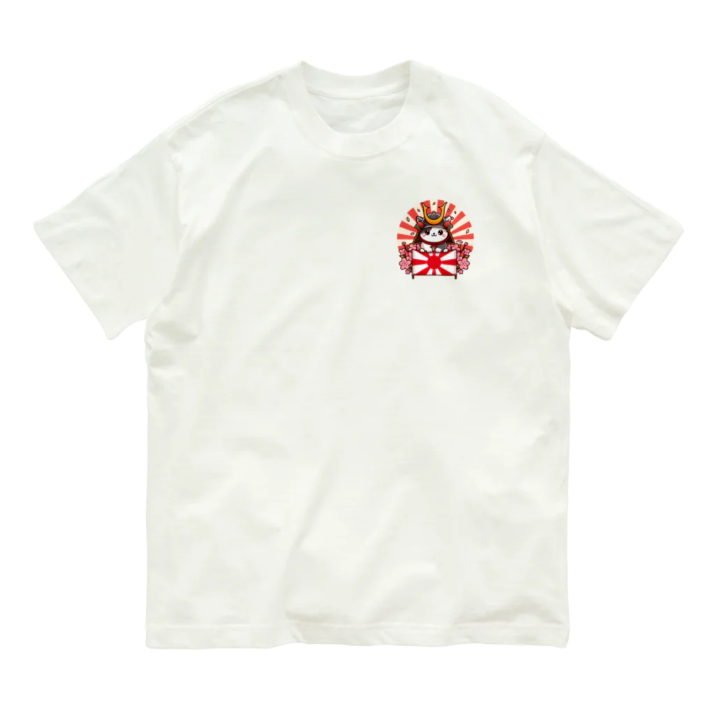 hikotakuの愛国猫 Organic Cotton T-Shirt