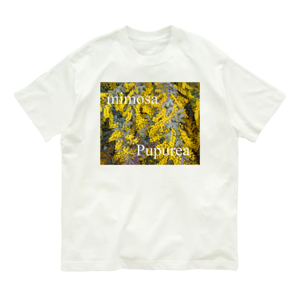 To-You133のMimosa　Pupurea Organic Cotton T-Shirt