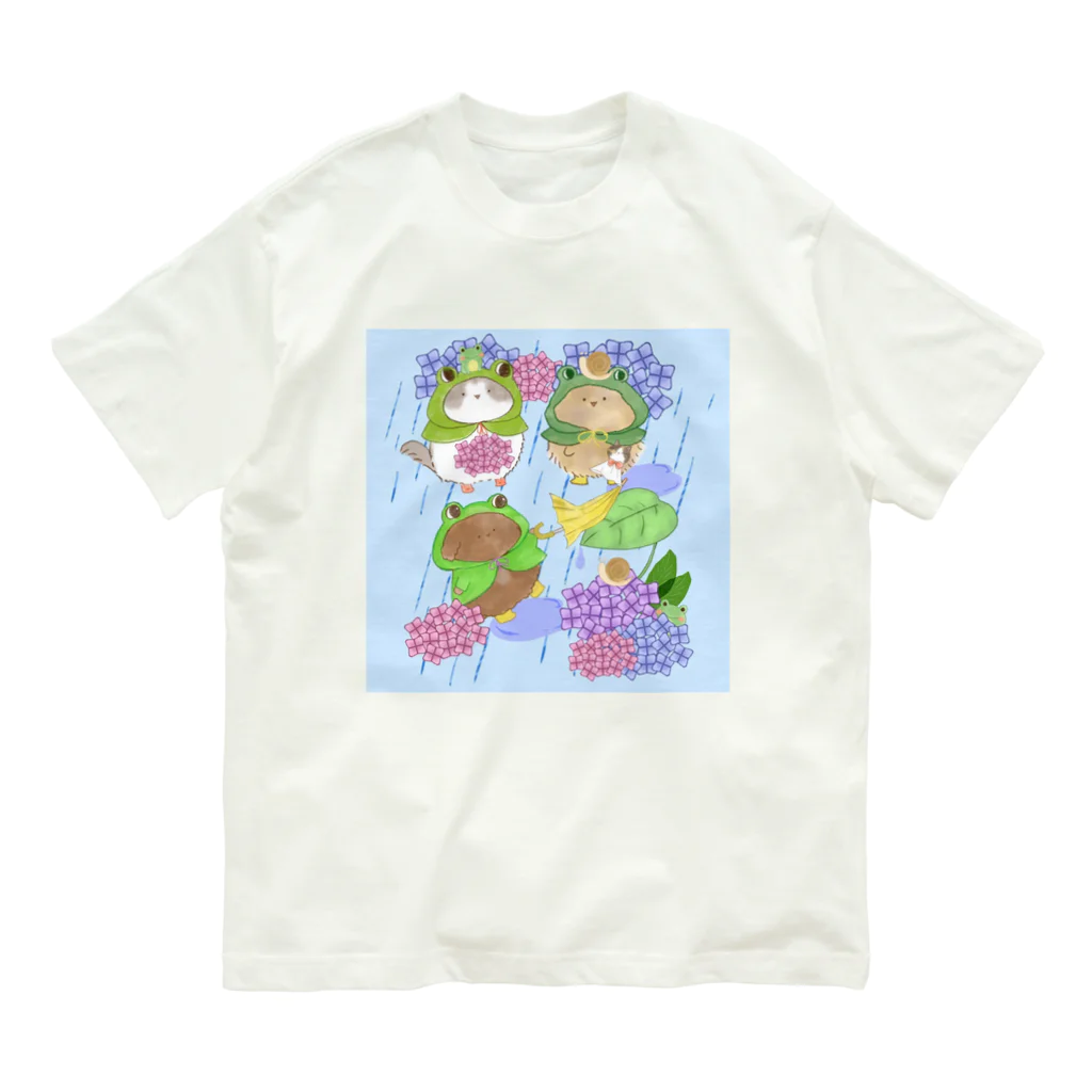 せとのお店屋さんの6月　土砂降りの日 Organic Cotton T-Shirt