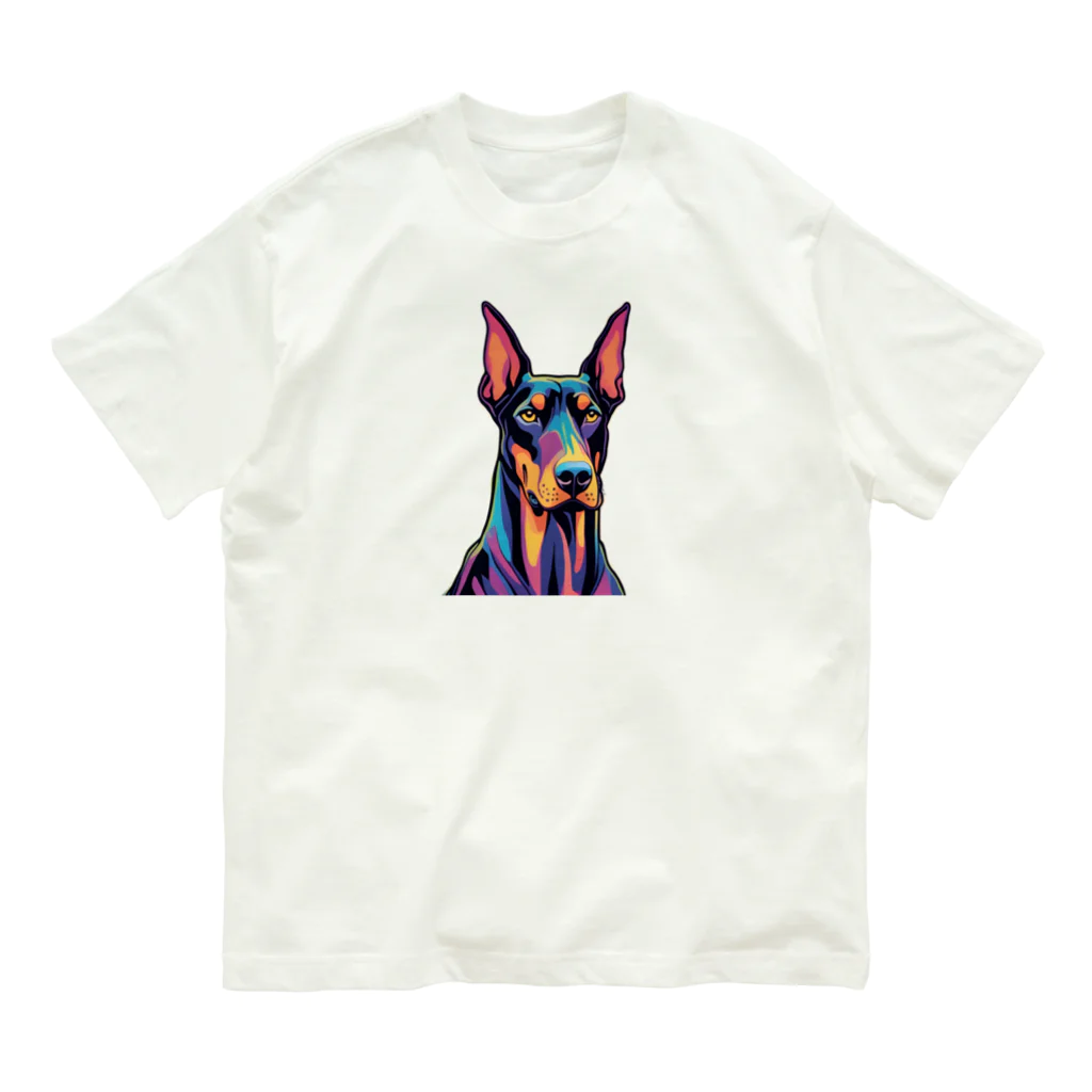 annrannのかっこいいドーベルマン、犬好き Organic Cotton T-Shirt