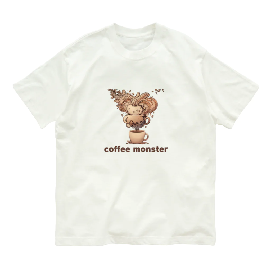 leisurely_lifeのcoffee monster Bourbon オーガニックコットンTシャツ