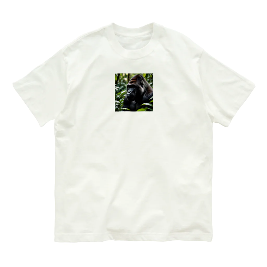 sunday_sataurday_freedayの熱心なゴリラ Organic Cotton T-Shirt