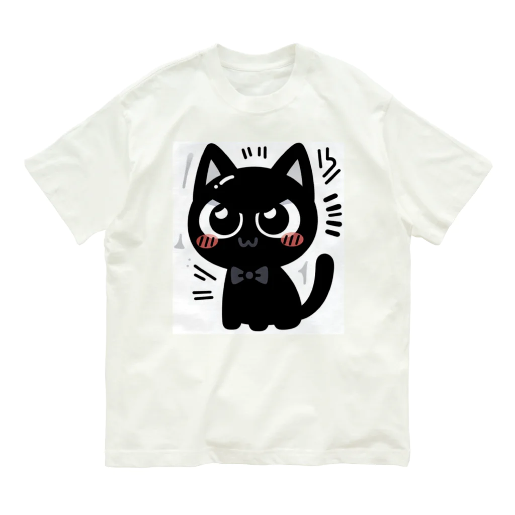 bona fideの開運黒猫　NIGER  ニゲル オーガニックコットンTシャツ