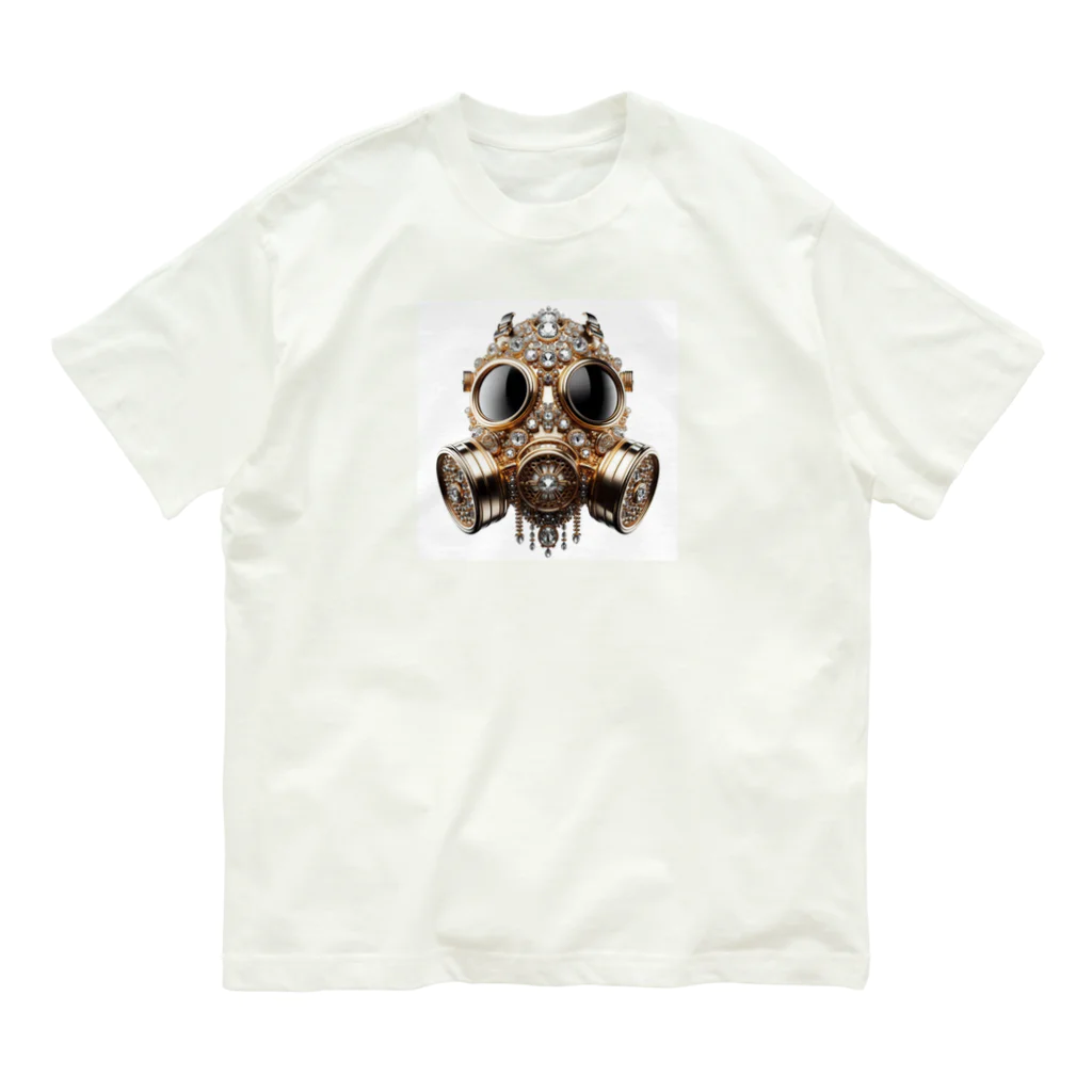 BABYLON  Channel　aiのダイヤモンドガスマスク Organic Cotton T-Shirt