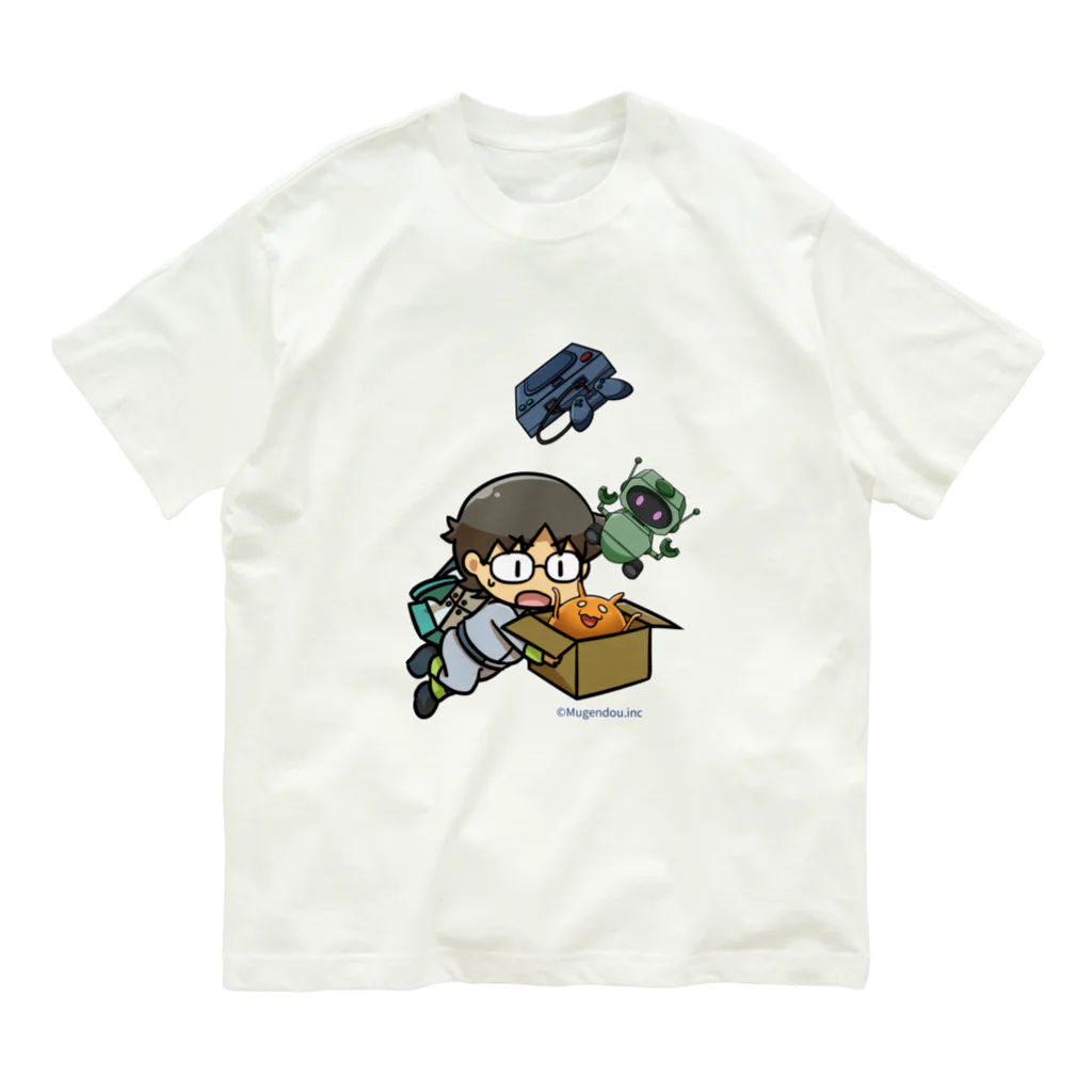 Mugendouのオタクキャッチ/オタクくんメインアート Organic Cotton T-Shirt