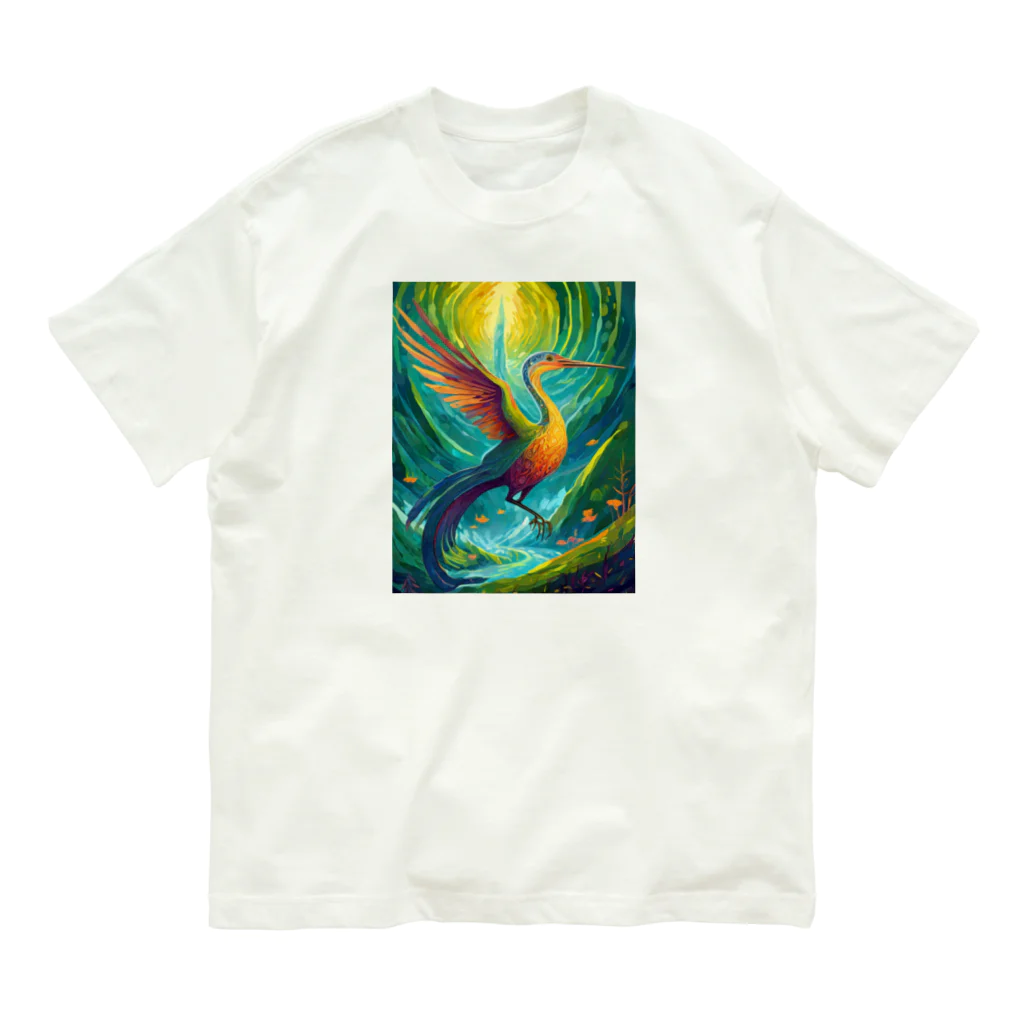 フリーダムの異世界のトリ Organic Cotton T-Shirt