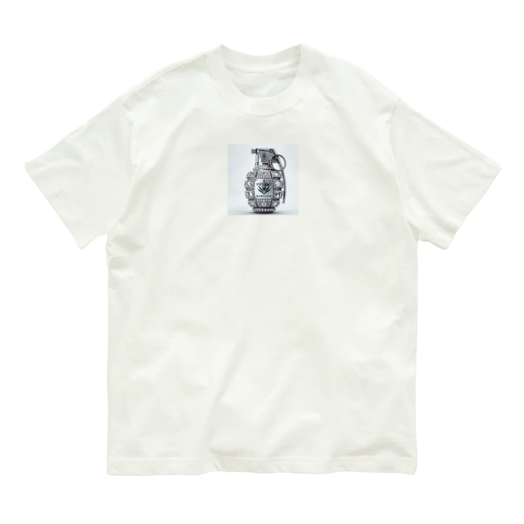 BABYLON  Channel　aiの手榴弾　ダイヤモンド Organic Cotton T-Shirt