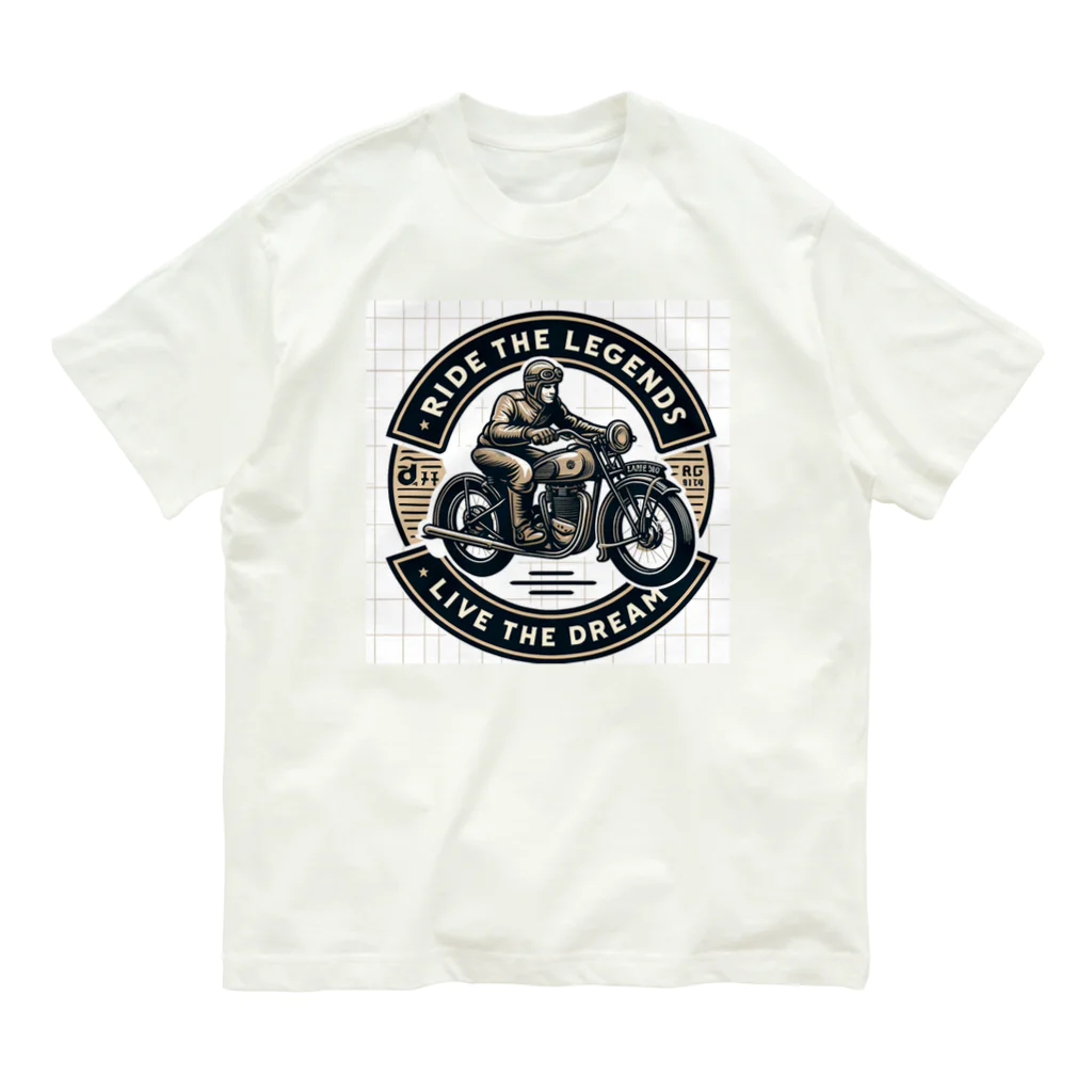 Tetsu_ZのRide the legends  Organic Cotton T-Shirt