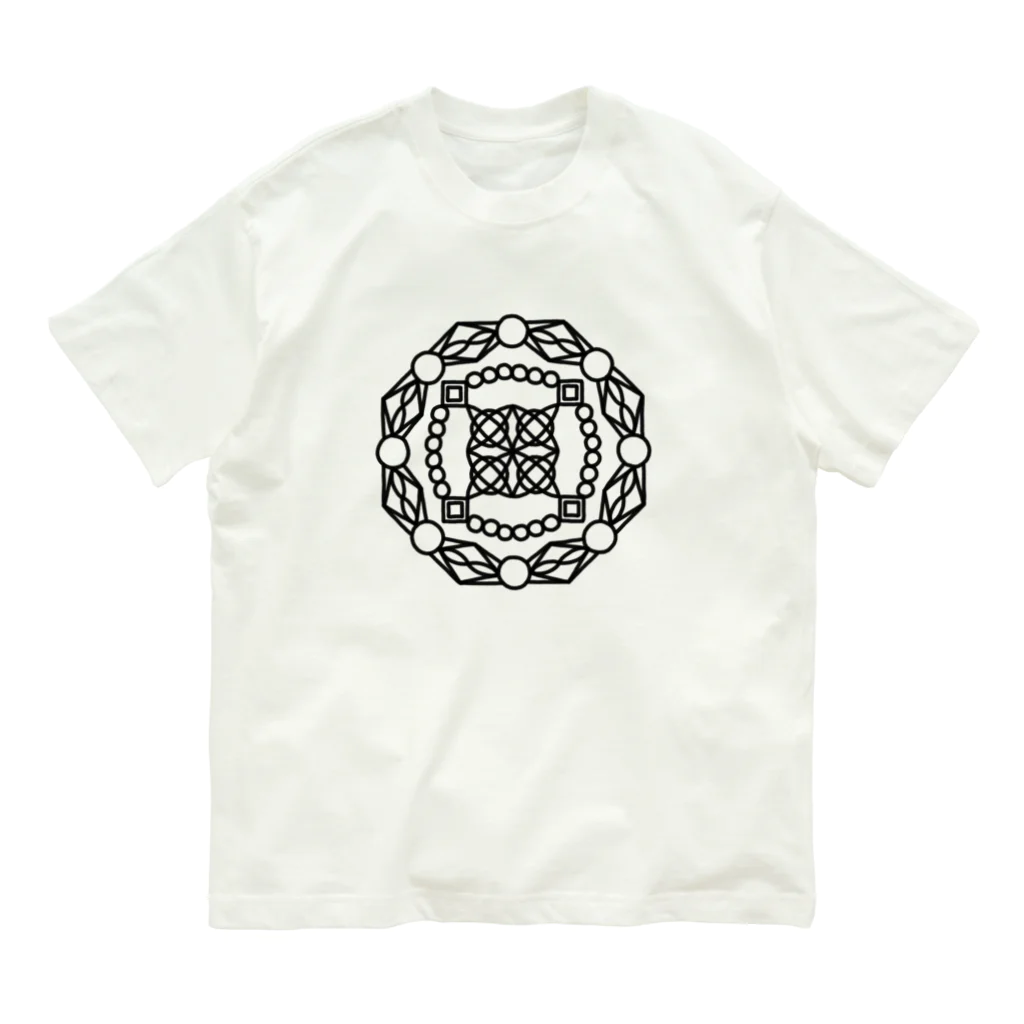 ARIGATOU-81のMANDALA •14• (B) Organic Cotton T-Shirt