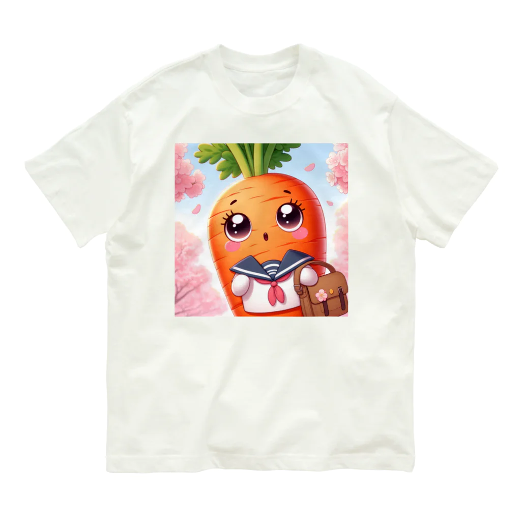 ハートフルのキャロット姫のドキドキSchool！ Organic Cotton T-Shirt