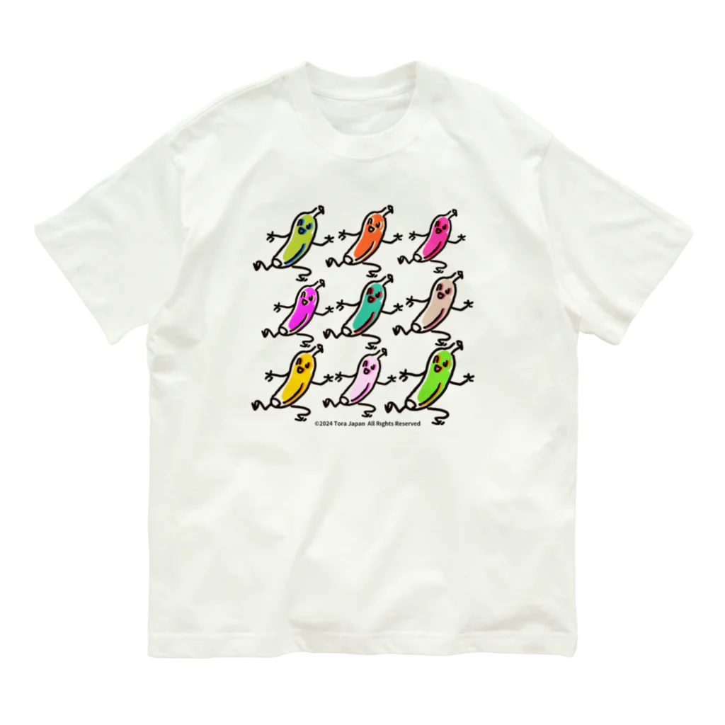 tora2216のバナナ 002-01 Organic Cotton T-Shirt