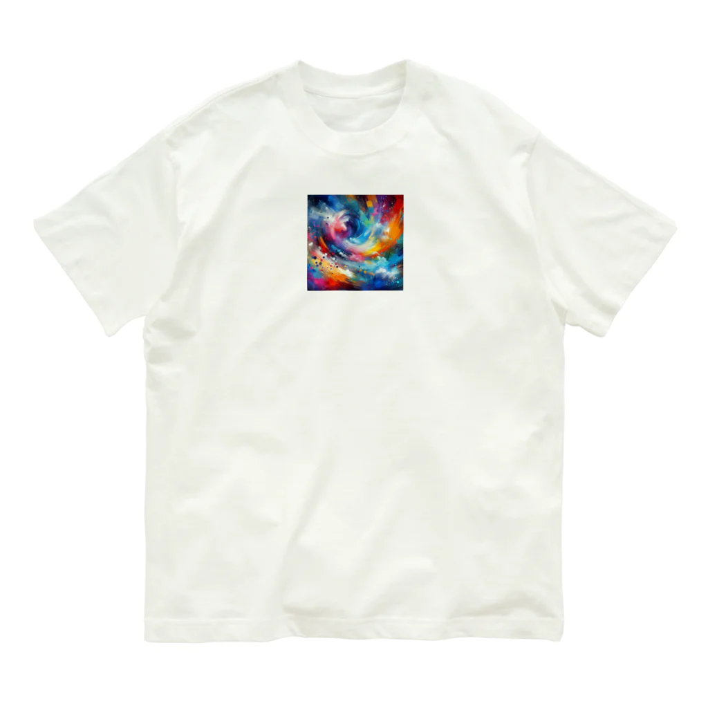 8kn356231のアート オーガニックコットンTシャツ