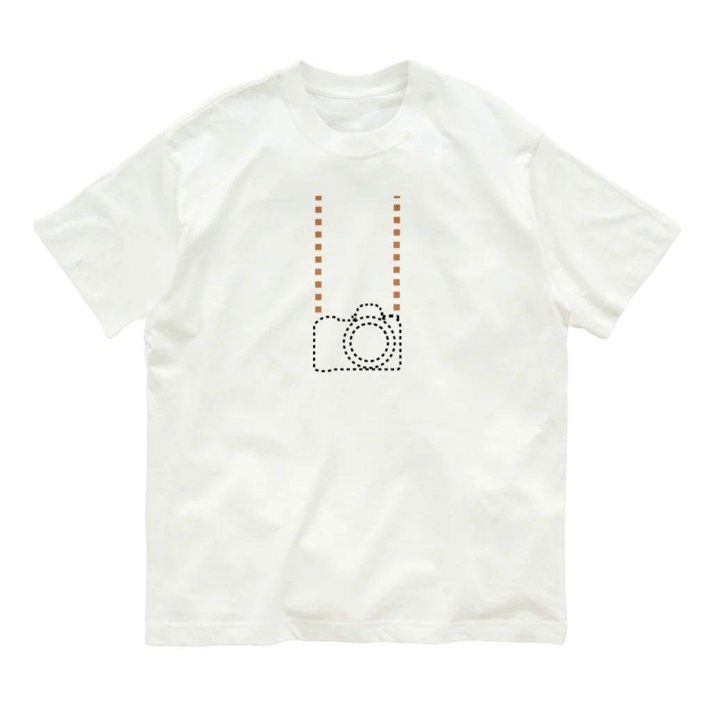 -Miyabi-のカメラ点線 Organic Cotton T-Shirt