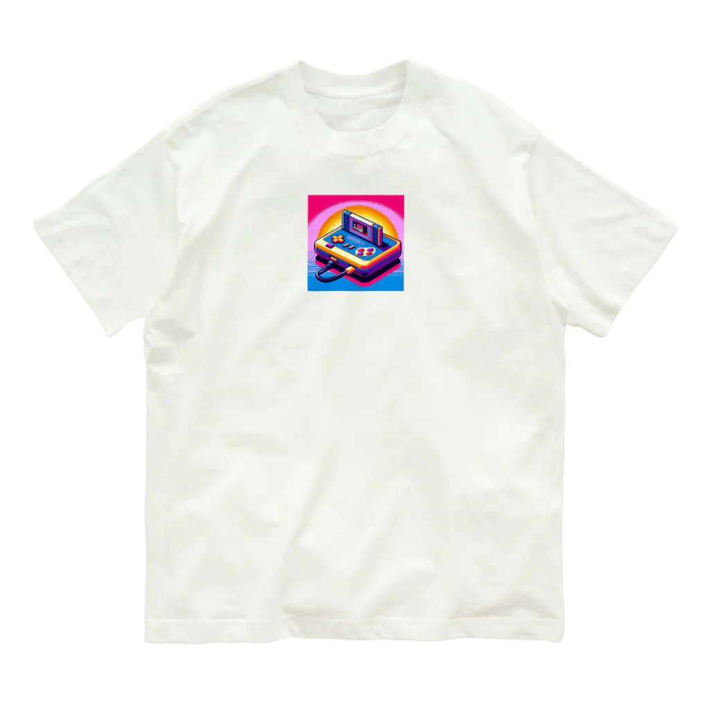 ドット職人のピクセルアート　レトロゲーム Organic Cotton T-Shirt