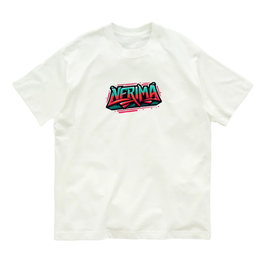 ore-journalのHipHopのグラフィティのロゴ「NERIMA(練馬)」 オーガニックコットンTシャツ