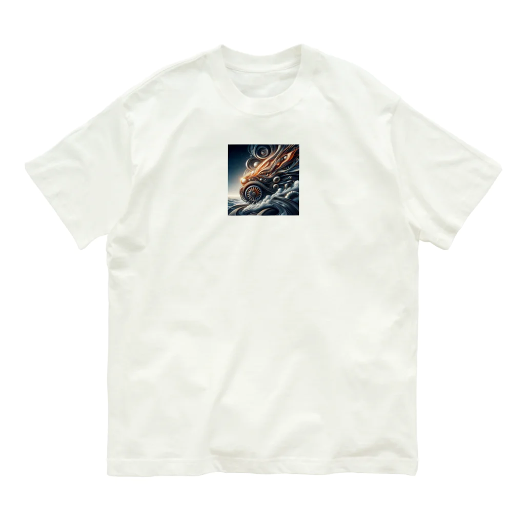 wワンダーワールドwの麒麟 Organic Cotton T-Shirt