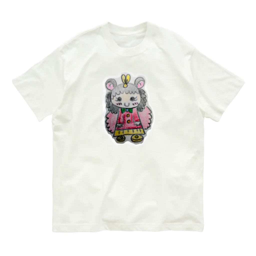 咲羽ぽえむ　本店のねじゅみたん オーガニックコットンTシャツ