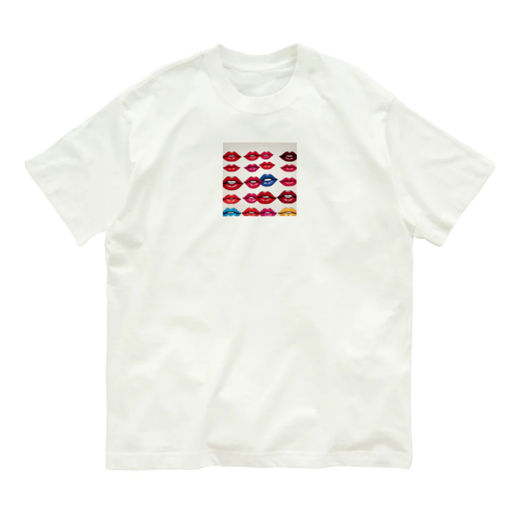 noiSutoaのおしゃれな唇 Organic Cotton T-Shirt