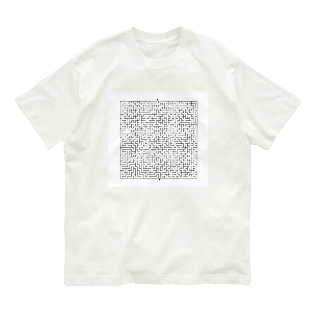 しょうもな商店のQRコード…？いえ、迷路です。 Organic Cotton T-Shirt