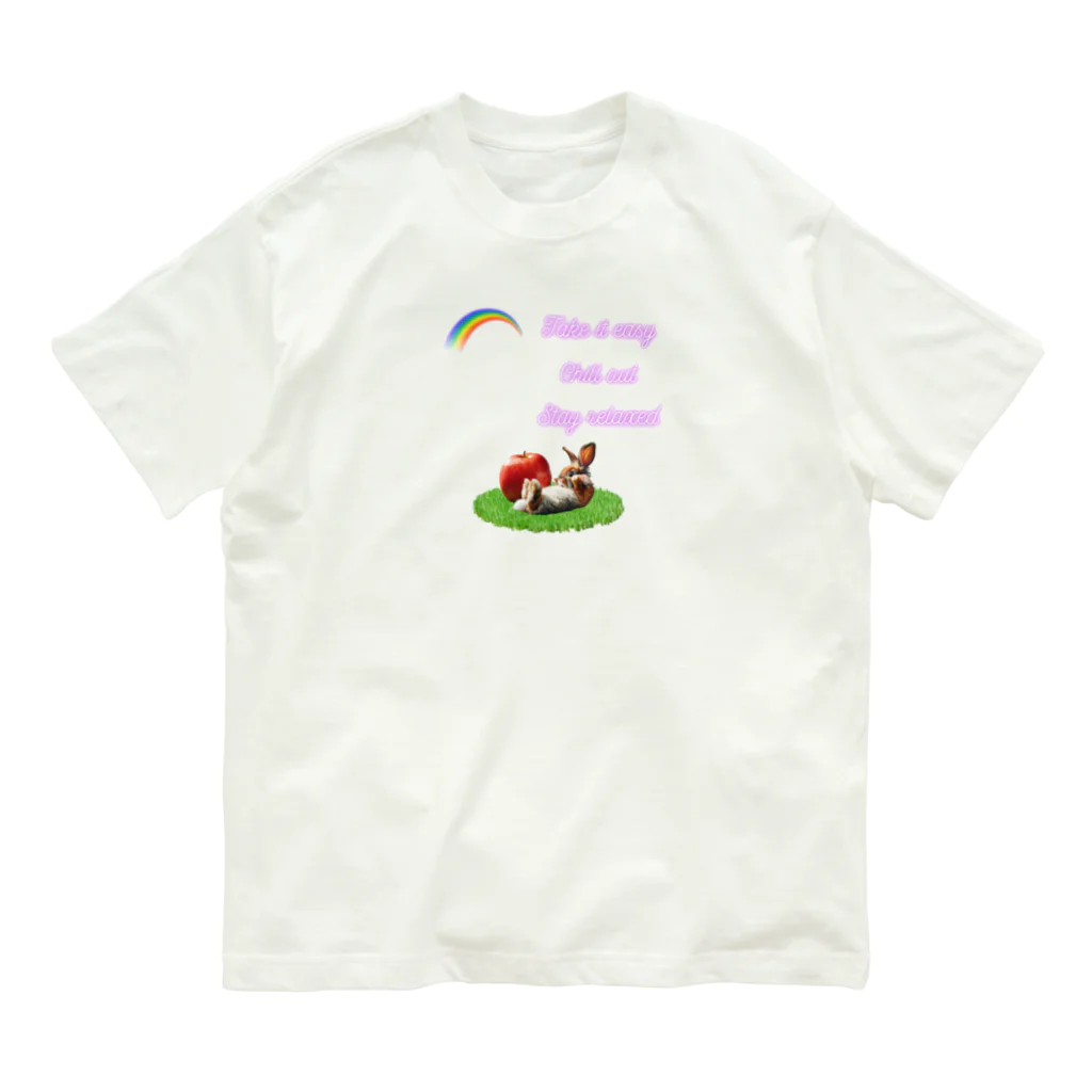 CHOCOLATEAの「心のリセット」 Organic Cotton T-Shirt