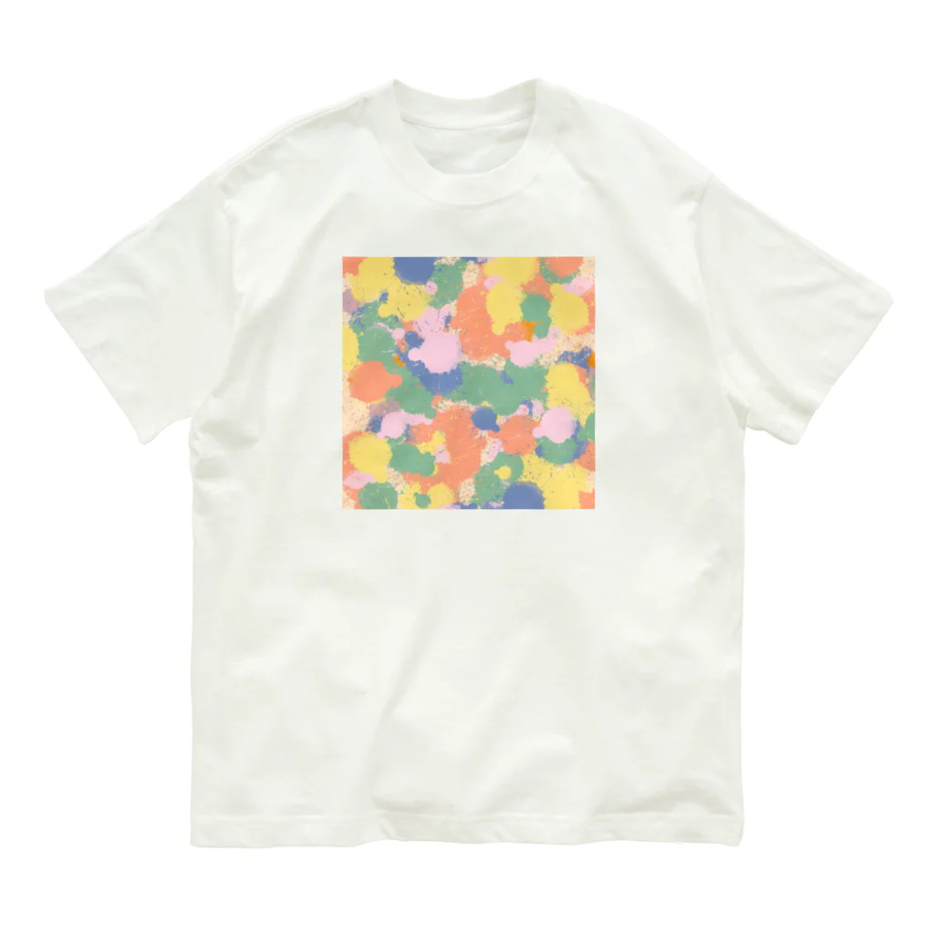 portraitksのお気に入りペイント オーガニックコットンTシャツ