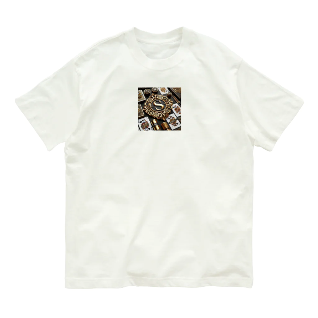 yuzu_rinの黒と金の華やかさ Organic Cotton T-Shirt