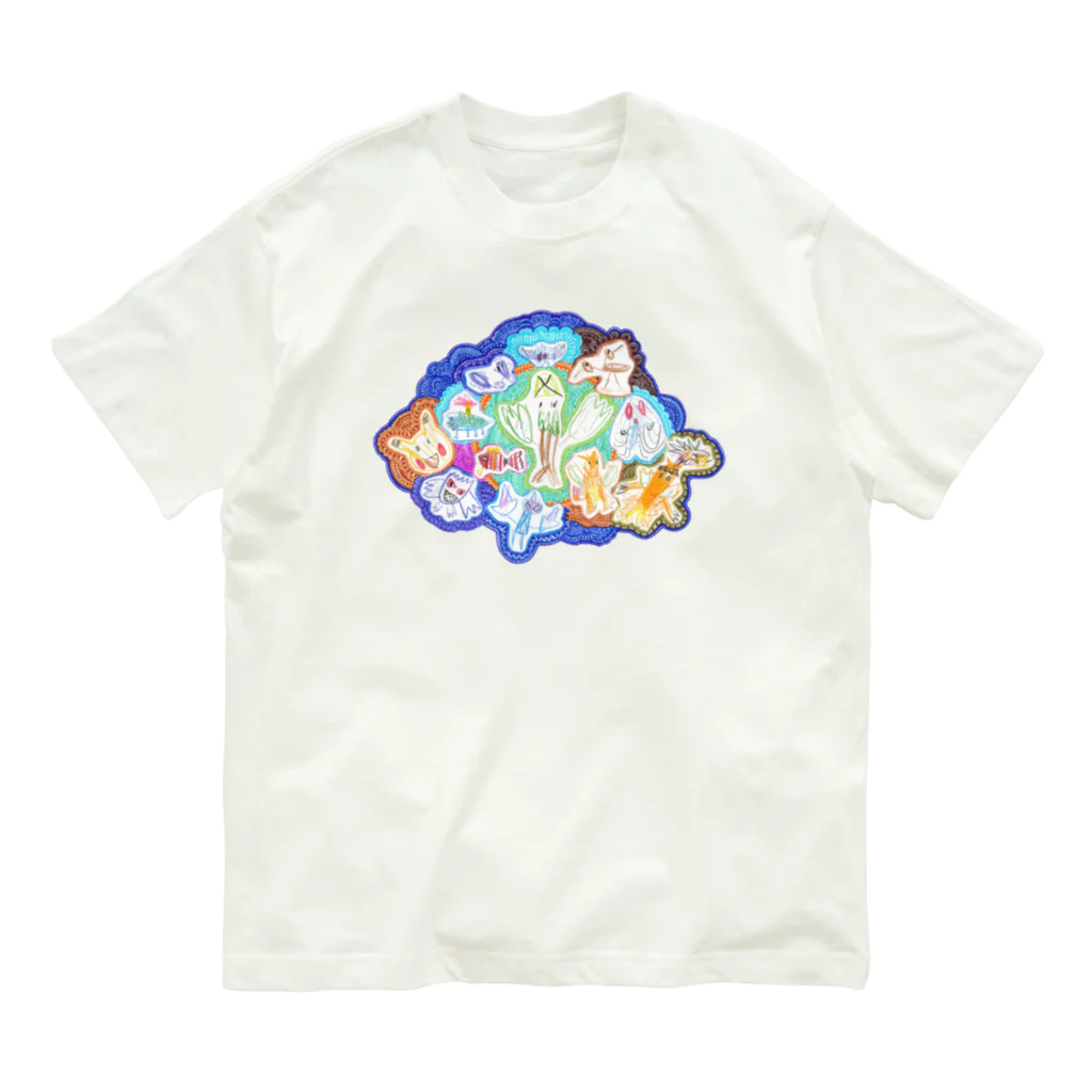 ORICOO SUNのモンスター オーガニックコットンTシャツ