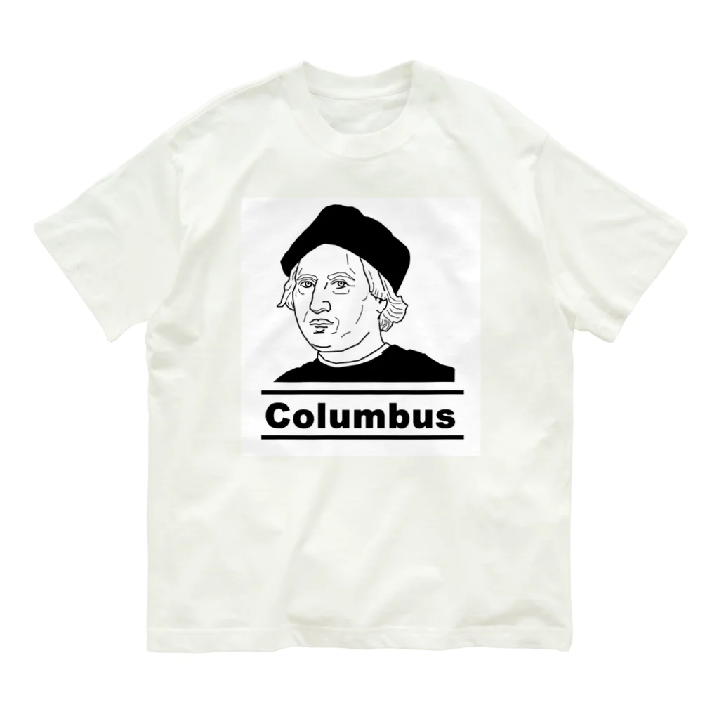 イラストレーター沼田健のコロンブス（Columbus） オーガニックコットンTシャツ