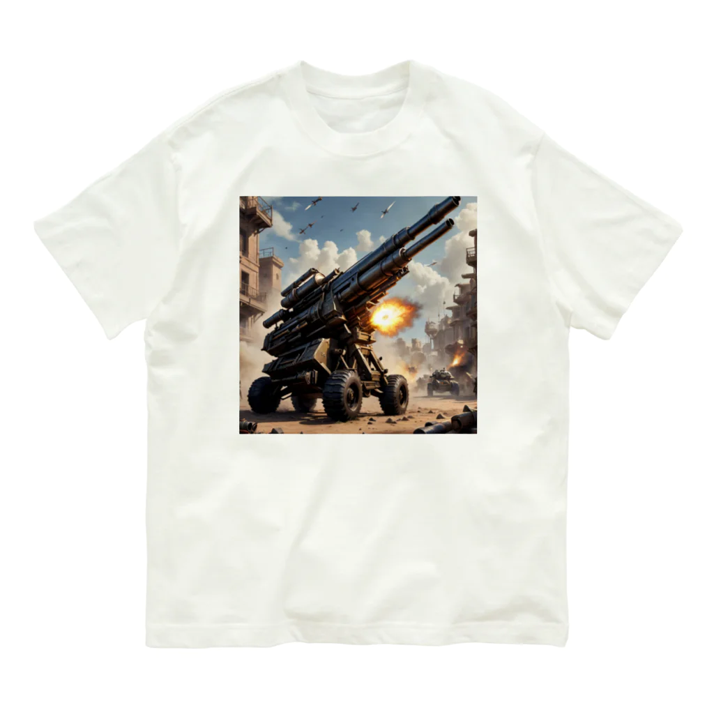 片山淳大の武器シリーズ　砲台 Organic Cotton T-Shirt