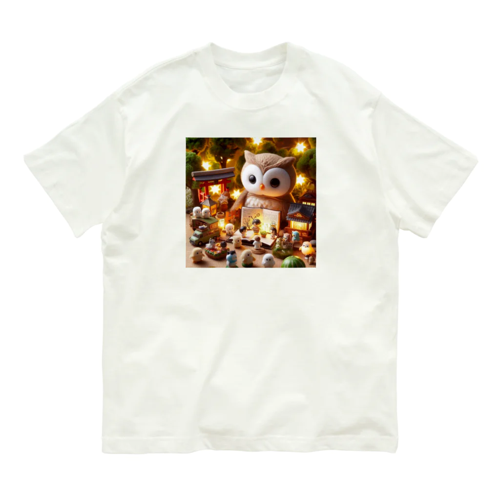 heart melts boxのおうるくん Organic Cotton T-Shirt