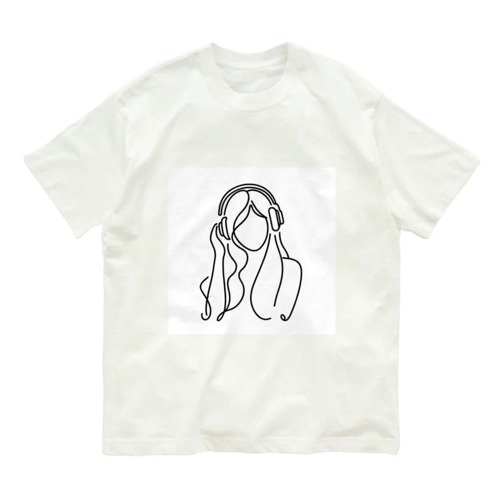 一筆書きアートの一筆書き風アート13 Organic Cotton T-Shirt